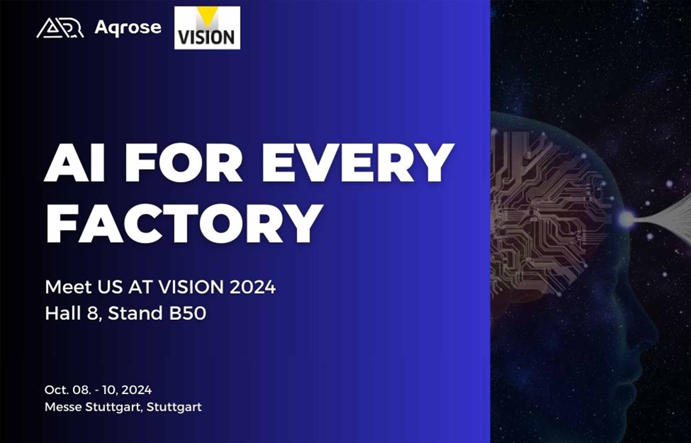 Aqrose Technology to Showcase Innovative AI Solutions at VISION 2024